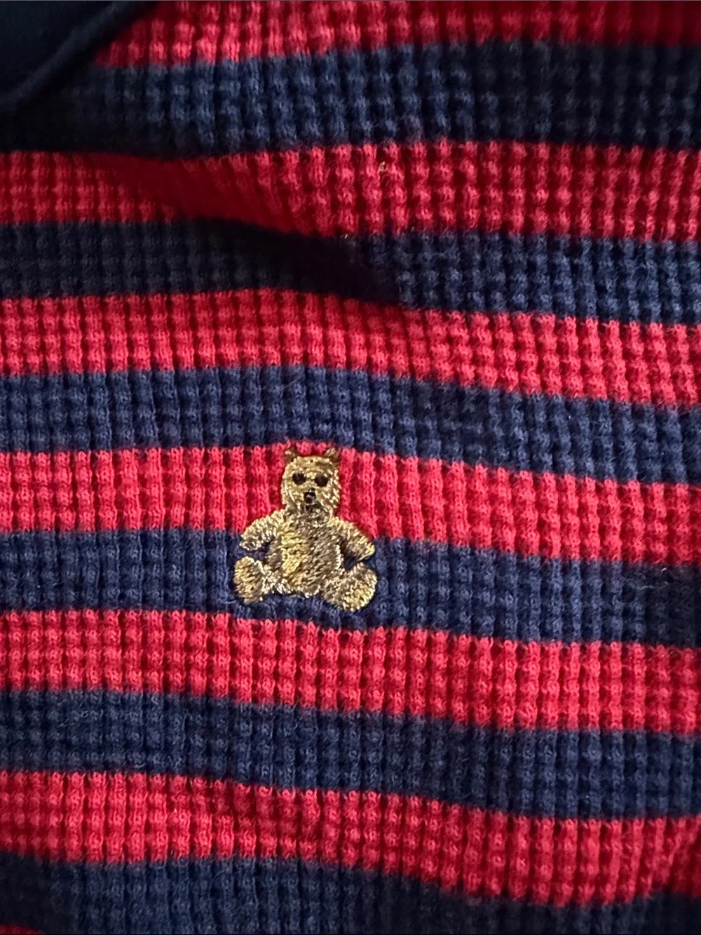 GAP Red and Navy Striped Kids Pajama Set